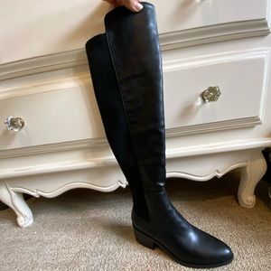 Black knee high boots *never worn*